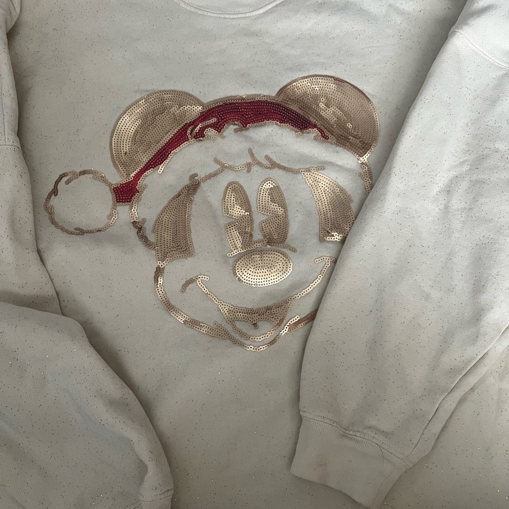 Sequin Mickey Mouse Sweatshirt